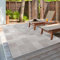 the carpet Lagos robuster Outdoor Teppich, modern, Wetterfest & UV-beständig, für Balkon, Terrasse und Wintergarten, Aber auch für die Küche geeignet, flachgewebt, Creme 1, 240 x 340 cm