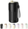 Homealexa 410ml Gobelet Café Voyage, Acier Inoxydable 316, Isolation Parfaite, Anti-Fuite, Idéal Café & Thé, Noir