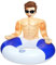 MewVeer Aufblasbare Poolartikel, aufblasbares Poolspielzeug, Schwimmring für Kinder, Schlauchboot für Erwachsene, Strandparty & Schlauchboot zum Entspannen für Erwachsene und für Rettungsschwimmer