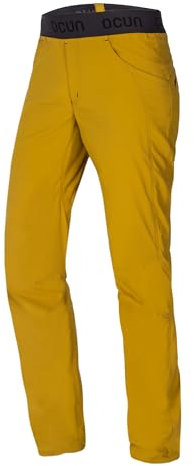 Ocun Mania Herrenhose und Jeans | leichte, atmungsaktive Hose zum Klettern und Bouldern, Gelber getrockneter Tabak, Mittel