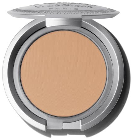 T.LeClerc Fond de Teint Compact Poudré - 03 Lin, 8g - Longue Tenue - Formule 2 en 1 - Unifie et Matifie le teint - Fini Naturel - Vegan - 98% d'ingrédient d'origine naturel