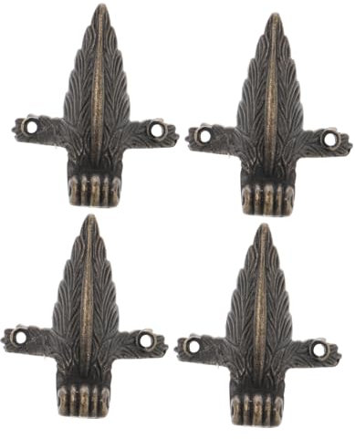 HOMSFOU Ensemble De Pieds De Meubles en Métal De Style Vintage pour Commode Boîtes en Bois Canapé Et Meuble De Rangement Dangle