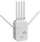 Custom Catch WIFI Extender 6 Antennas 1200Mbps 2025 Fastest WiFi Booster Dual Band (5.8GHz/2.4GHz) WiFi Extenders Signal Booster for Home, WiFi Repeater with Ethernet Port