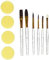 GRIM'TOUT Trousse Maquillage Enfant - 5 Pinceaux Souples et 4 Éponges Inclus - Idéale pour Maquillage Artistique, Déguisement et Grimage - Nettoyage Facile à l’Eau - Jeu Fille Beauté