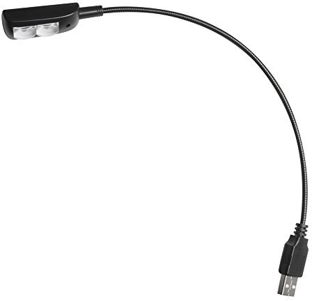 Adam Hall Stands SLED 1 USB PRO - Lampe col de cygne, connecteur USB, 2 LED