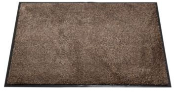 lakeland Super Absorbent Microfibre Doormat, 120cm x 80cm - Coffee