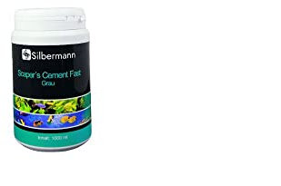 Silbermann Scaper´s Cement Fast, Aquarienzement, Aquarienmörtel, Riffmörtel, Größen (1200 g, grau)