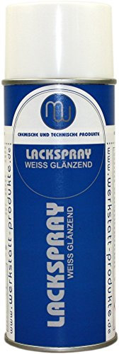 MW Lackspray weiß glänzend Autolack Spraydose Felgen 400ml