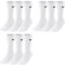Nike Herren|Damen Socken Sx4508 001, Weiß / 3 Stück, M