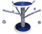 ARQUIVET Árbol rascador Blanco y Azul para Gatos - Medidas: 54 x 66 x 43 cm - Rascadores medianos - Arañador para felinos Vertical - Accesorios para Gatos - Afilador de uñas