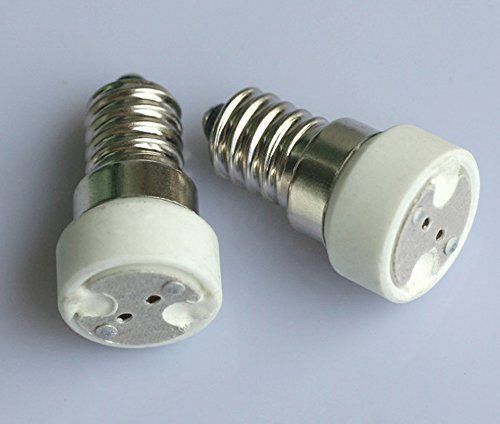 2x Sockel Adapter E14 auf G4 MR16 GU5.3 für LED o. Halogen Leuchtmittel Lampe Neu