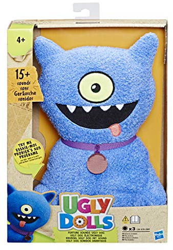 Hasbro Ugly Dolls - Electronic Pipelette Ugly Dog - 28 cm - French Version
