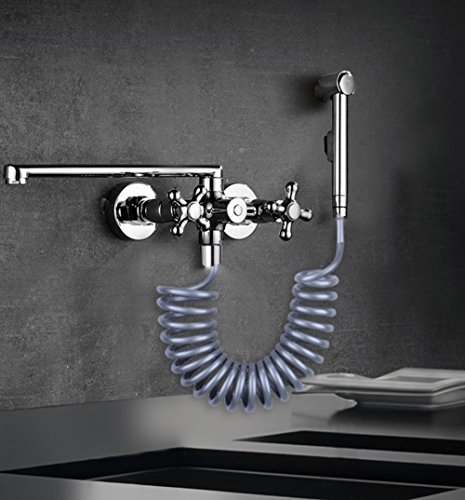 Laiton Antique Vintage Vieux 8 Pouces Ronde Pomme De Douche Murale Pomme De Douche Ensemble avec Mélangeur Robinetterie Salle De Bains Cachée