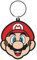 Pritties Accessories Echte Super Mario 'Mario' Charakter Gummi Schlüsselbund Schlüsselanhänger