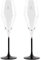 Juego de 2 copas flauta calavera de 182ml en cristal Scalpers Home