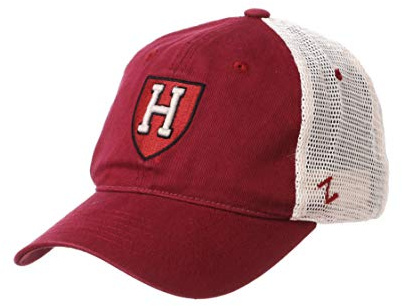Zephyr NCAA Harvard Crimson Mens Adjustable University Hat Team Color, Harvard Crimson, Adjustable