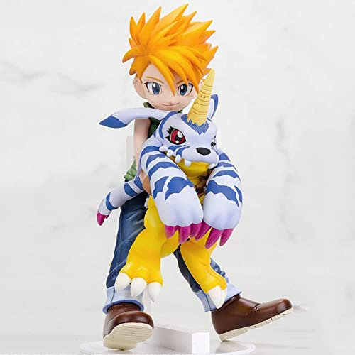 11 cm Anime Digital Monster Figur Ishida Yamato Gabumon Figur Statische Statue Spielzeug PVC Figur Q Version Modellpuppe