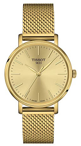 Tissot Woman Watch Everytime Lady Gold T143.210.33.021.00 316L Steel
