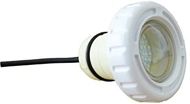 Oferta en LED Foco Piscina Mini Pequeño 5W Escaleras o Spa - Luces de colores RGB O Blanca fría - Ø95 x 92mm Incluye Mando (LUZ COLORES RGB)