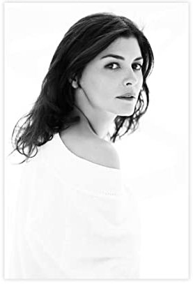 FISH DRAGATE Audrey Tautou Poster 39 Leinwand Poster Schlafzimmer Dekor Sport Landschaft Büro Zimmer Dekor Geschenk ohne Rahmen Stil 30 x 45 cm