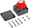Heavy Duty Waterproof Battery Disconnect Master Cutoff Switch for Marine, Boat, RV, ATV, UTV Vehicles - 12V, 24V, 48V Battery Isolator Switch