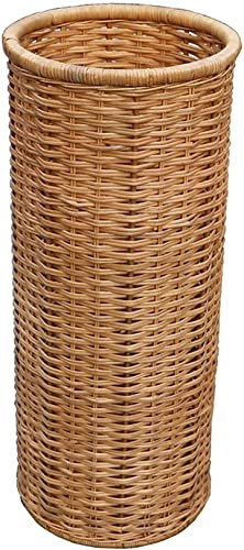 Porte-Parapluie, Porte-Parapluie en rotin Naturel Pur, Seau de Rangement pour Parapluie Multifonctionnel et Panier à Parapluie