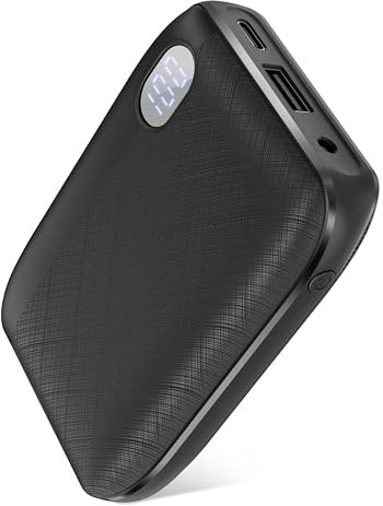 Gohero Rechargeable Battery for Heated Vest and Jacket, 10000mAh Power Bank with 7.4V DC Port, Portable Charger with LED Digital Screen for Electronic Products