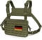 WYNEX Taktische Brusttasche von Laser Cut Design, Molle-Brusttasche Utility Recon Kit Tasche Taktischer Kampf Brustpackung Airsoft Vorderseite Brustkorb Tasche mit Aufnäher