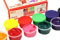 Bastelzone Finger Paints for Kids and Babies. 12 Colours 30ml Each. Non-Toxic and Washable Paints for Creative Games and Painting Activities. Craft Paints (12 x 30ml)