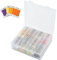 Stickgarn Kreuzstichfäden 80 Skeins x 4M 6 Fädig, Cross Stitch Embroidery Threads mit Organizer Aufbewahrungsbox, Embroidery Floss für Freundschaftsbänder Stickerei Basteltwist DIY-Handwerk