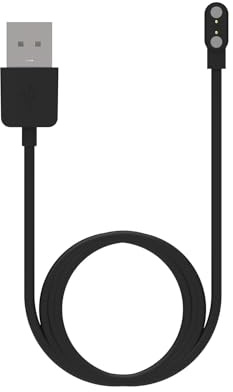 1pc 60cm Charger for HidrateSpark PRO Smartest Water Bottle Charging Cable Replacement USB Charger Cable Dock for Hidrate Spark PRO Steel/Tumbler Stainless Steel Smart Bottle Accessories (Black)
