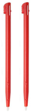 2 stylets rouges de rechange pour écran tactile Nintendo DSi XL (NDSi XL)