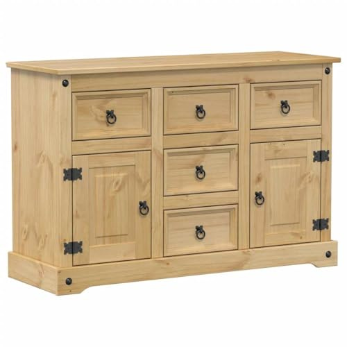 vidaXL Sideboard Corona 112x40x75 cm Massivholz Kiefer