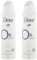 Dove Deodorante Original Unisex, 0% Aluminium Salts Original, Fresco, Frizzante e Pulito, Formato da 150 ml (2 Flaconi)