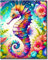 LZLHDE Diamond Painting Erwachsene Tiere Blumen, 5d Diamant Painting Bilder Anfänger, Diy Diamonds Crystal Art Bastelset für Geschenke Wohnzimmer und Schlafzimmer Wanddeko (Groß 40x50cm)
