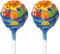 Chupa Chups Mega Lutscher, XXL Lolli enthält 10 Mini Frucht-Lollis in 6 Geschmacksrichtungen, in drei Farben erhältlich, passend für Geburtstag & Weihnachten (Packung mit 2)