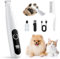 GlasFlength Pfotentrimmer für Hunde mit LED-Licht, One-Touch-Schalter Hundeschermaschine Leise Pfotentrimmer Kabellos Tragbare Hundepfoten Trimmer für Pfoten Ohren Gesicht Augen (Weiß)