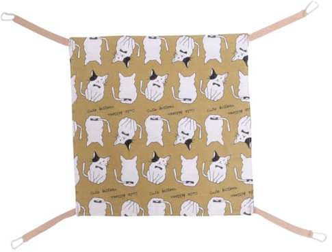 BUGUUYO Hamac pour Chat Lit Suspendu pour Animaux De Compagnie Pratique Coussin Respirant à Cage