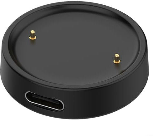 Smartwatch Charger Dock, Compatible For Amazfit Active 2, Fast Charging Charger Dock With 100CM USB Charging Cable, Black(separate base)