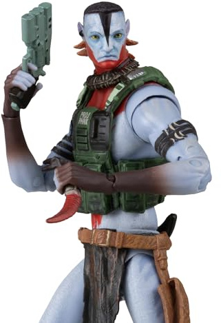 Avatar: Fire and Ash Action Figure Recom Quaritch (Ash Warrior) 18 cm