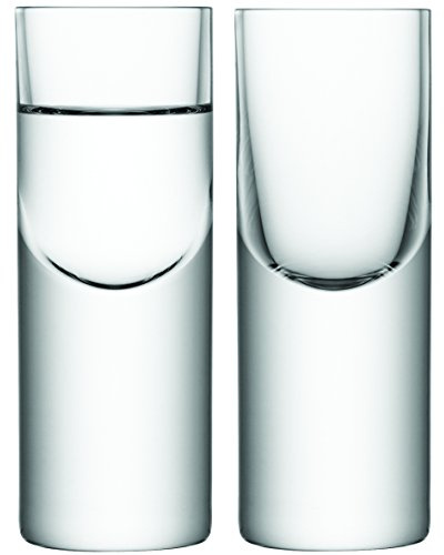 LSA Boris Vodka Glass 50ml Clear | Set of 2 | Handmade Glass | BI05