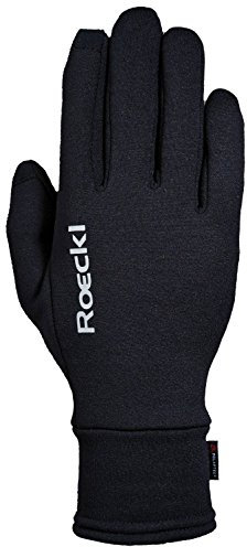 Roeckl Sports Fahrradhandschuh Paulista, Unisex Fingerhandschuh, Schwarz 8.5