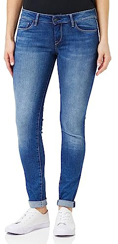 Pepe Jeans Damen Jeans Soho Jeans, Blau (Denim-z63), 33W / 28L