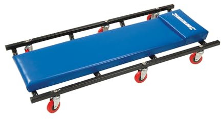 Silverline 783171 Werkstatt-Rollbrett 6 Räder, Blau , Schwarz, 915 x 460mm