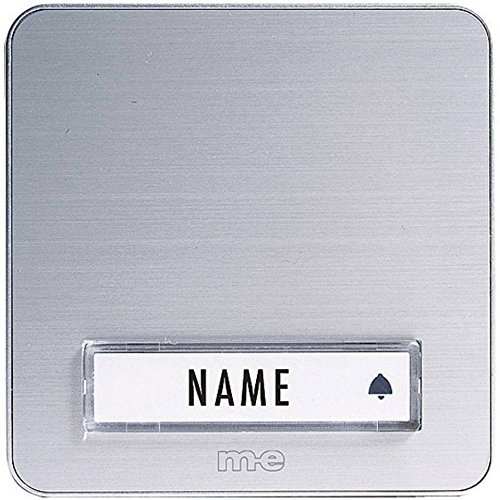 Klingelplatte 12V / 1A - silber m-e modern-electronics KTA-1A/S