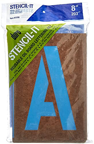 Duro 3350 by Graphic Products Stencil-It Ölbrett-Schablonen-Set, 20,3 cm