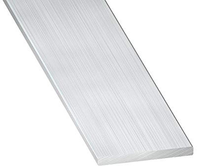 Barra piatta in alluminio grezzo, 40 mm x 2 mm x 1 m