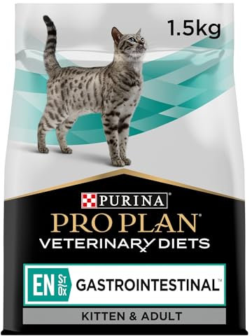 Pro Plan Veterinary Diets EN St/Ox Gastrointestinal | 1,5 kg | Diät-Alleinfuttermittel für ausgewachsene Katzen und Kätzchen | Zur Linderung von Resorptionsstörungen des Darms