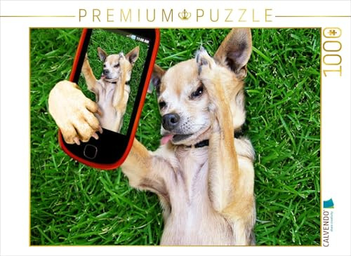 CALVENDO Puzzle EIN Motiv aus dem Kalender Lustige Tier-Selfies. Tierische Selbstportraits | 1000 Teile Lege-Größe 64 x 48 cm Foto-Puzzle für glückliche Stunden
