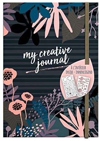 Clairefontaine 97404C Heft My Creative Journal DIN A5, 208 Seiten, Dot Lineatur, 90g/qm, 1 Stück, Mystery